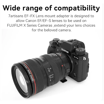 7Artisans Autofocus adapter for Canon EF - Fuji FX (EF-FX)