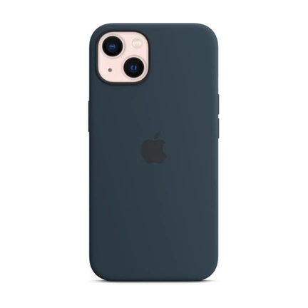 APPLE iPhone 13 MagSafe szilikontok – mély indigókék
