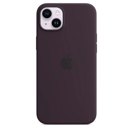 APPLE iPhone 14 Plus MagSafe szilikontok – bodzabogyó