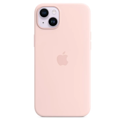 APPLE iPhone 14 Plus MagSafe szilikontok – krétarózsaszín