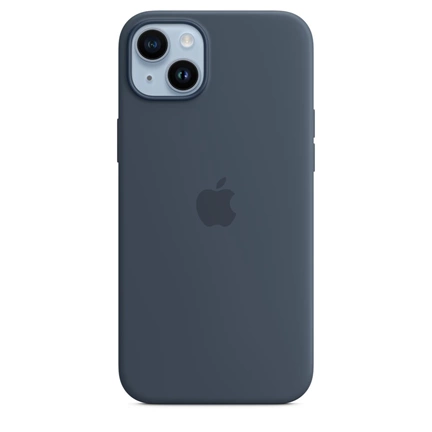 APPLE iPhone 14 Plus MagSafe szilikontok – viharkék