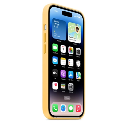 APPLE iPhone 14 Pro MagSafe szilikontok – napsugár