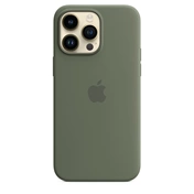 APPLE iPhone 14 Pro Max MagSafe szilikontok – olíva