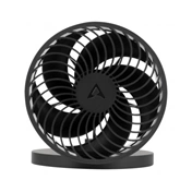 ARCTIC Summair Plus - Foldable Table Fan with Integrated Battery - Black