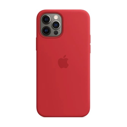 Apple iPhone 12/12 Pro MagSafe (PRODUCT)RED piros szilikon tok