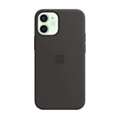 Apple iPhone 12 mini MagSafe Black fekete szilikon tok
