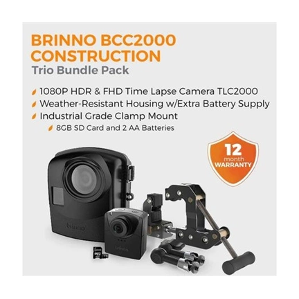 Brinno BCC2000 Construction Trio Bundle Pack