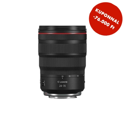 CANON RF 24-70mm f/2.8 L IS USM objektív - 76.000Ft a CAN2024BSP kuponnal