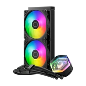 Cooler Master MasterLiquid 240 Atmos komplett vízhűtőrendszer, ARGB, fekete Cooler Master MasterLiquid 240 Atmos komplett vízhűtőrendszer, ARGB, fekete