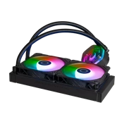 Cooler Master MasterLiquid 240 Atmos komplett vízhűtőrendszer, ARGB, fekete Cooler Master MasterLiquid 240 Atmos komplett vízhűtőrendszer, ARGB, fekete