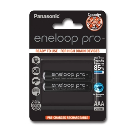 Eneloop Pro  2xAAA 750mAh