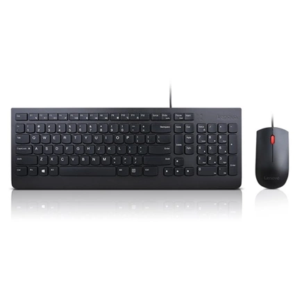 LENOVO Essential Wired Combo Keyboard and Mouse (US Euro)