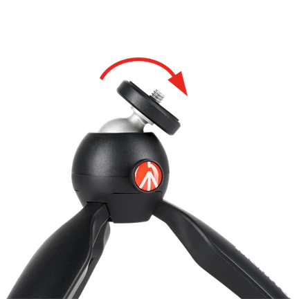 Manfrotto Pixi mini MII asztali mini fotó állvány fekete