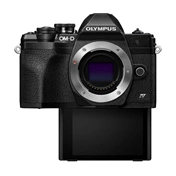 OLYMPUS OM-System E-M10IV 1442EZ DZ kit fekete/fekete/fekete MILC fényképezőgép KIT