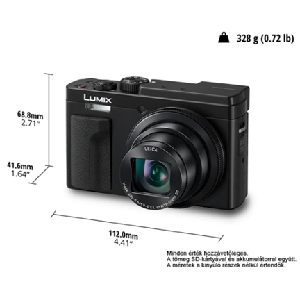 PANASONIC DC-TZ95 - Fekete
