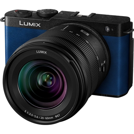 Panasonic Lumix S9 + Lumix S 20-60mm f/3.5-5.6 MILC fényképezőgép KIT (kék)