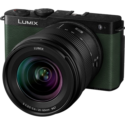 Panasonic Lumix S9 + Lumix S 20-60mm f/3.5-5.6 MILC fényképezőgép KIT (zöld)