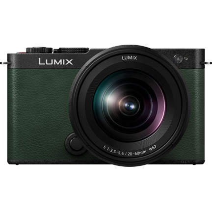 Panasonic Lumix S9 + Lumix S 20-60mm f/3.5-5.6 MILC fényképezőgép KIT (zöld)