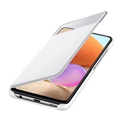 SAMSUNG Galaxy A32 S View Wallet Cover fehér