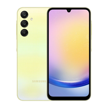 SAMSUNG Okostelefon Galaxy A25 (5G), 128GB, Sárga