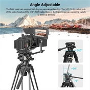 SMALLRIG Heavy-Duty Fluid Head Tripod AD-01 3751B