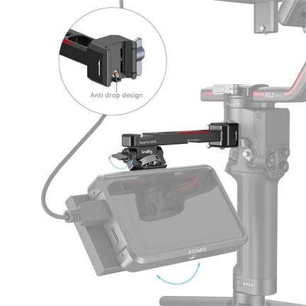 SMALLRIG Monitor Mount with NATO Clamp for DJI RS 2/RSC 2 3026B