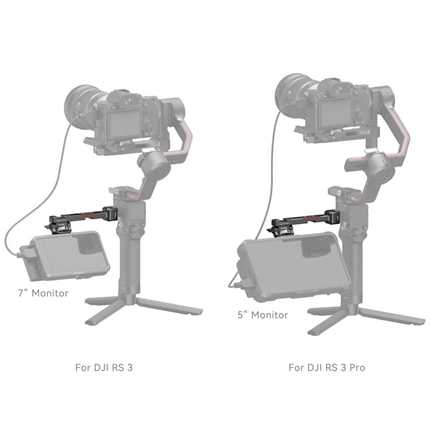 SMALLRIG Monitor Mount with NATO Clamp for DJI RS 2/RSC 2 3026B