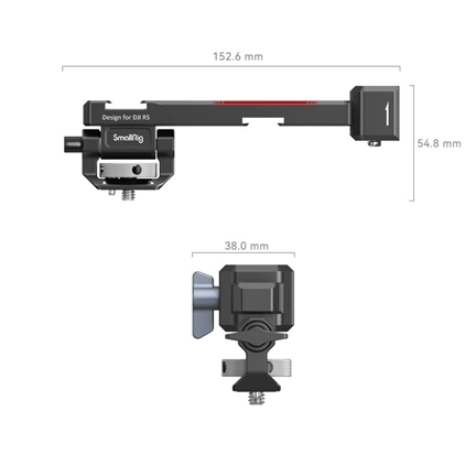 SMALLRIG Monitor Mount with NATO Clamp for DJI RS 2/RSC 2 3026B