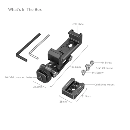 SmallRig Phone Holder for DJI Gimbals 4301