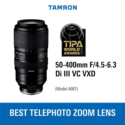 TAMRON 50-400mm F/4,5-6,3 Di III VC VXD for Nikon Z  