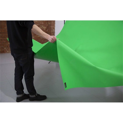 Vinyl háttér / padló 2.75m x 6m chroma key zöld